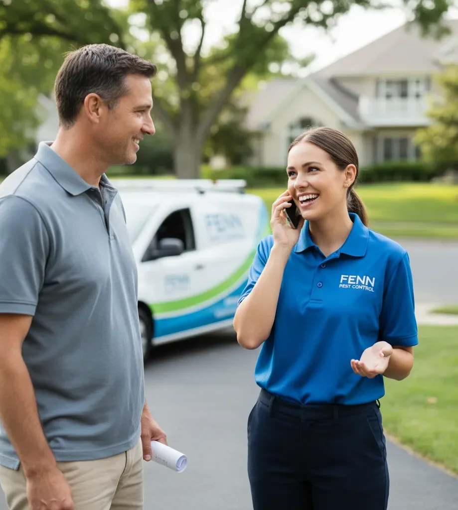 Fenn Pest Control customer support in Marshfield